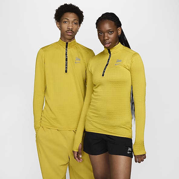 Womens yellow nike outfit top